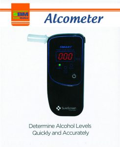 Portable easy check breathalyser