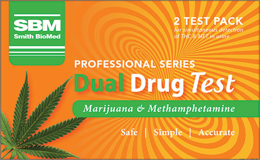 Dual Drug Test Kits for Marijuana and Methamphetamine