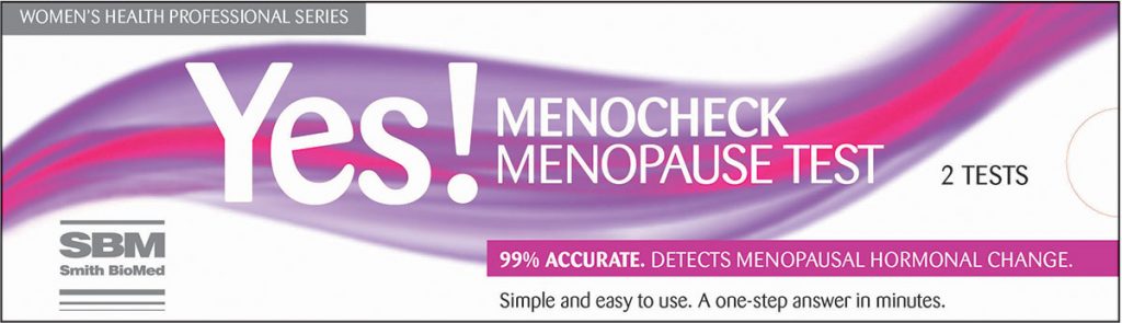 menocheck menopause test by smith biomed