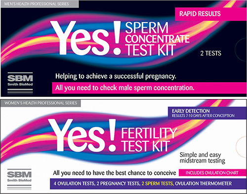Yes sperm and fertility test kit